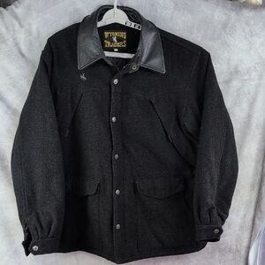 Black Men's Wyoming Traders Wool Coat